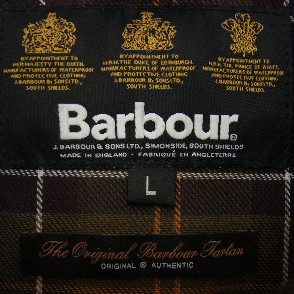 Barbour バブアー 英国製 国内正規品 Classic Beaufort クラシック ビューフォート オイルド ジャケット ブラウン系 L【中古】