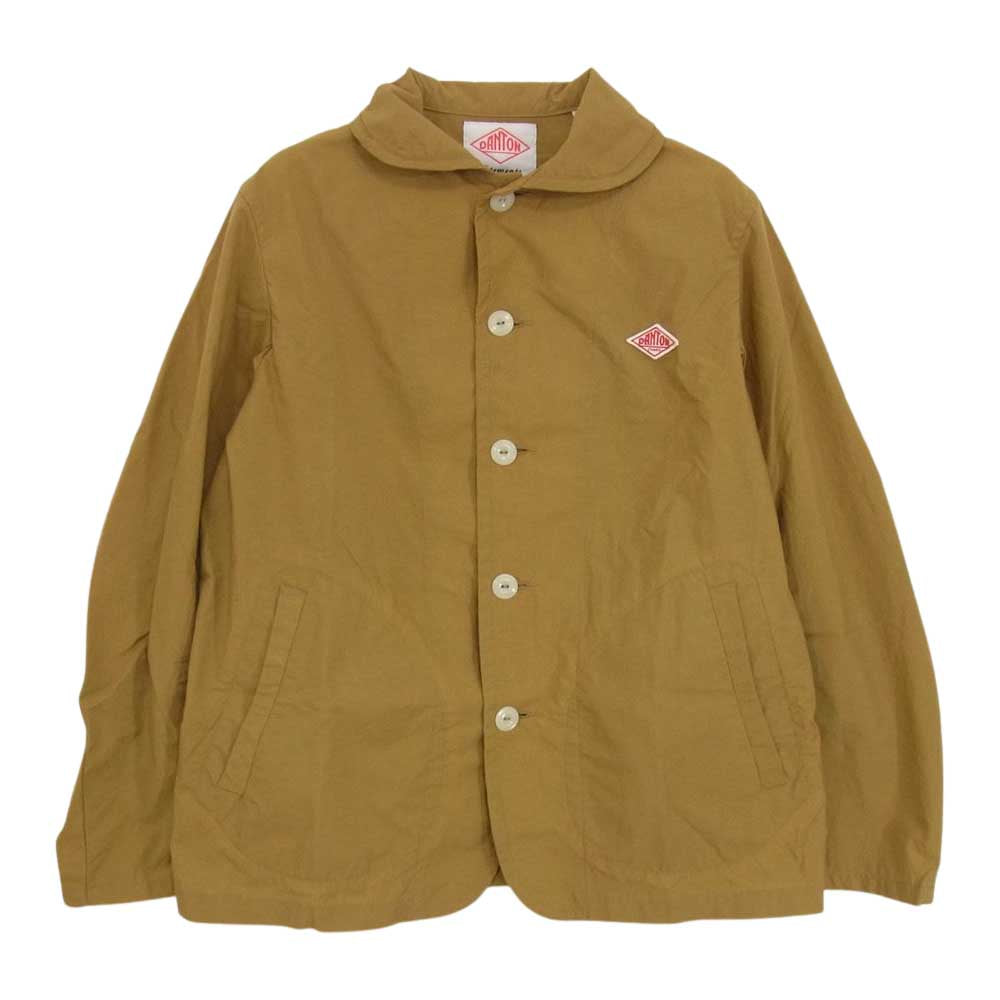Danton ダントン 16SS-SL-001 × BEAMS ビームス ナイロン ラウンドカラー カバーオール ジャケット ブラウン系 34【中古】
