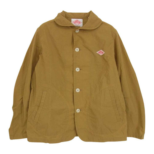 Danton ダントン 16SS-SL-001 × BEAMS ビームス ナイロン ラウンドカラー カバーオール ジャケット ブラウン系 34【中古】