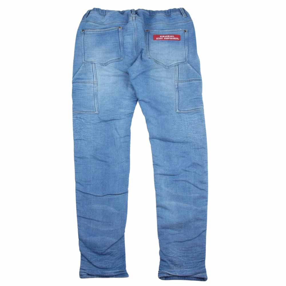 HUMAN MADE ヒューマンメイド RELAX DENIM PANTS リラックス デニム イージー パンツ インディゴブルー系 XL【中古】