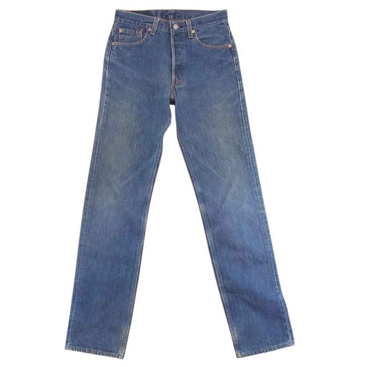 Levi's リーバイス USA製 90s リーバイス 501 ボタン裏544 ボタン フライ デニム パンツ インディゴブルー系 28【中古】