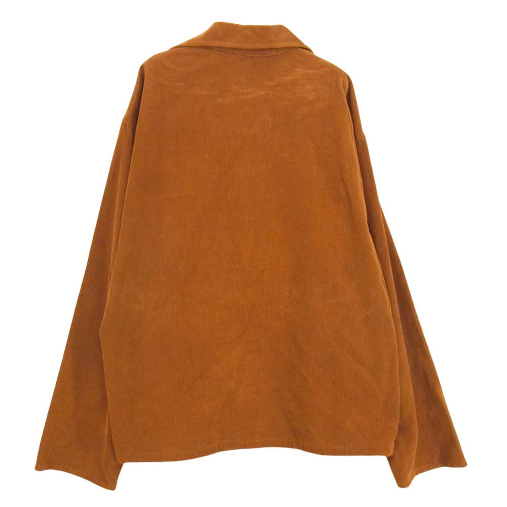 AURALEE オーラリー 18SS A8SS01NC  WASHED COURDUROY SHIRTS JACKET コーデュロイ シャツ ジャケット ブラウン系 4【中古】