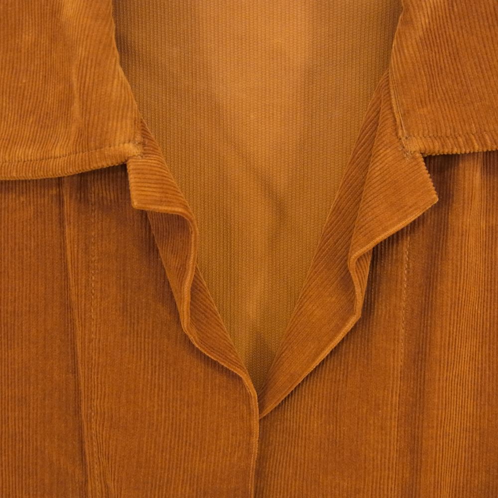 AURALEE オーラリー 18SS A8SS01NC  WASHED COURDUROY SHIRTS JACKET コーデュロイ シャツ ジャケット ブラウン系 4【中古】