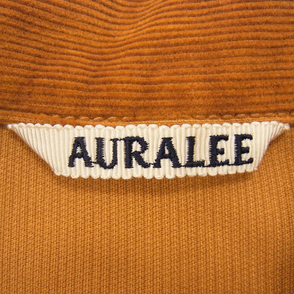 ジャケット・アウター AURALEE A8SS01NC AURALEE WASHED CORDUROY SHIRTS JACKET WASHED CORDUROY SHIRTS