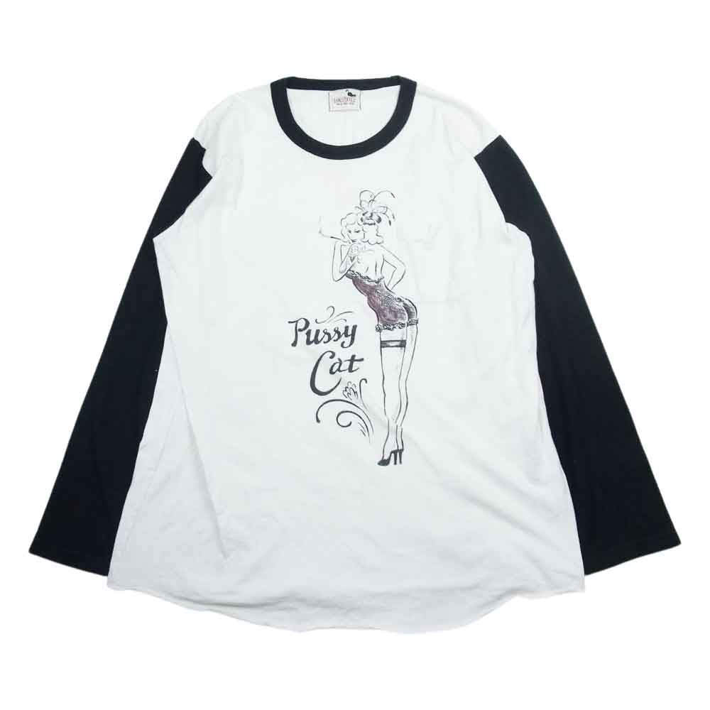 GANGSTERVILLE ギャングスタービル 7部丈 シャツ ラグラン スリーブ ホワイト系 XL【中古】