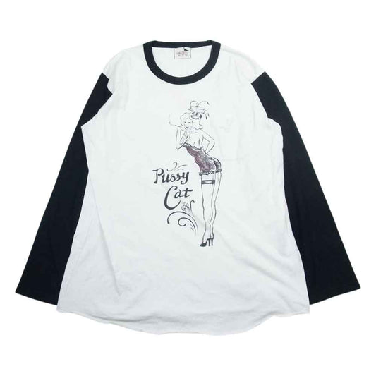 GANGSTERVILLE ギャングスタービル 7部丈 シャツ ラグラン スリーブ ホワイト系 XL【中古】