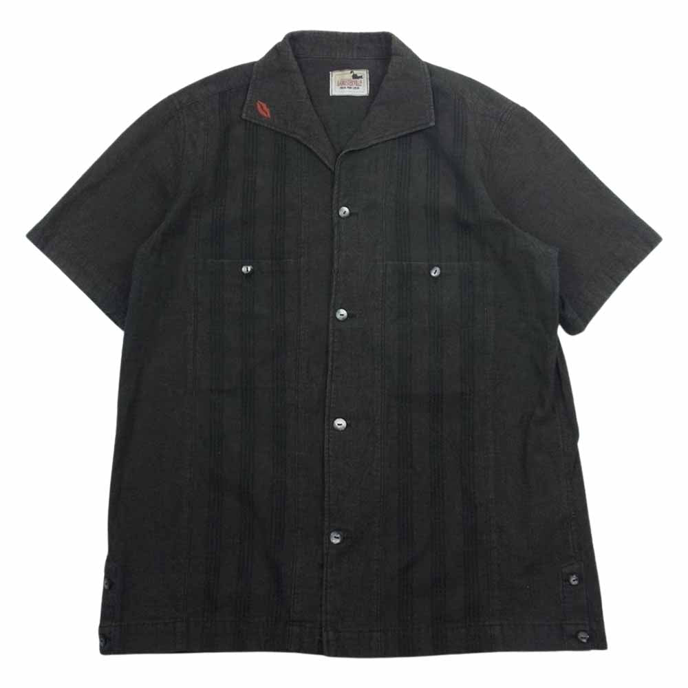 GANGSTERVILLE ギャングスタービル GSV-14-SS-29 キューバ シャツ 半袖 ブラウン系 XL【中古】