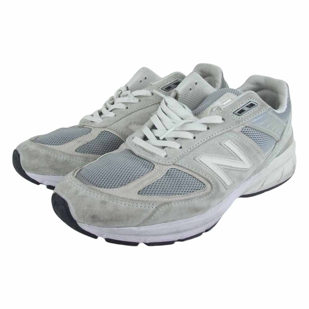 NEW BALANCE ニューバランス M990NA5 990V5 ローカット スニーカー グレー系 28.0cm【中古】