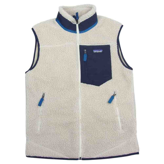patagonia パタゴニア 23048 パタゴニア レトロX フリース ベスト  オフホワイト系 M【美品】【中古】