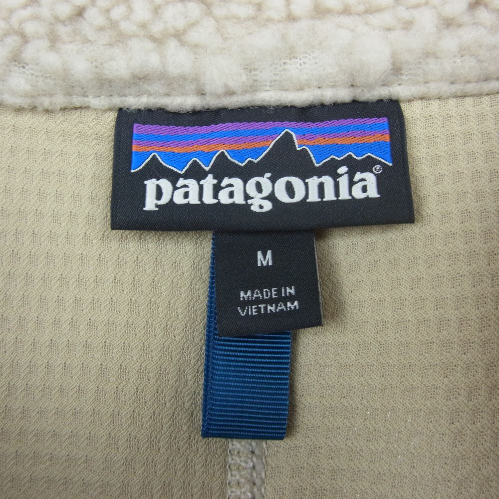 patagonia パタゴニア 23048 パタゴニア レトロX フリース ベスト  オフホワイト系 M【美品】【中古】