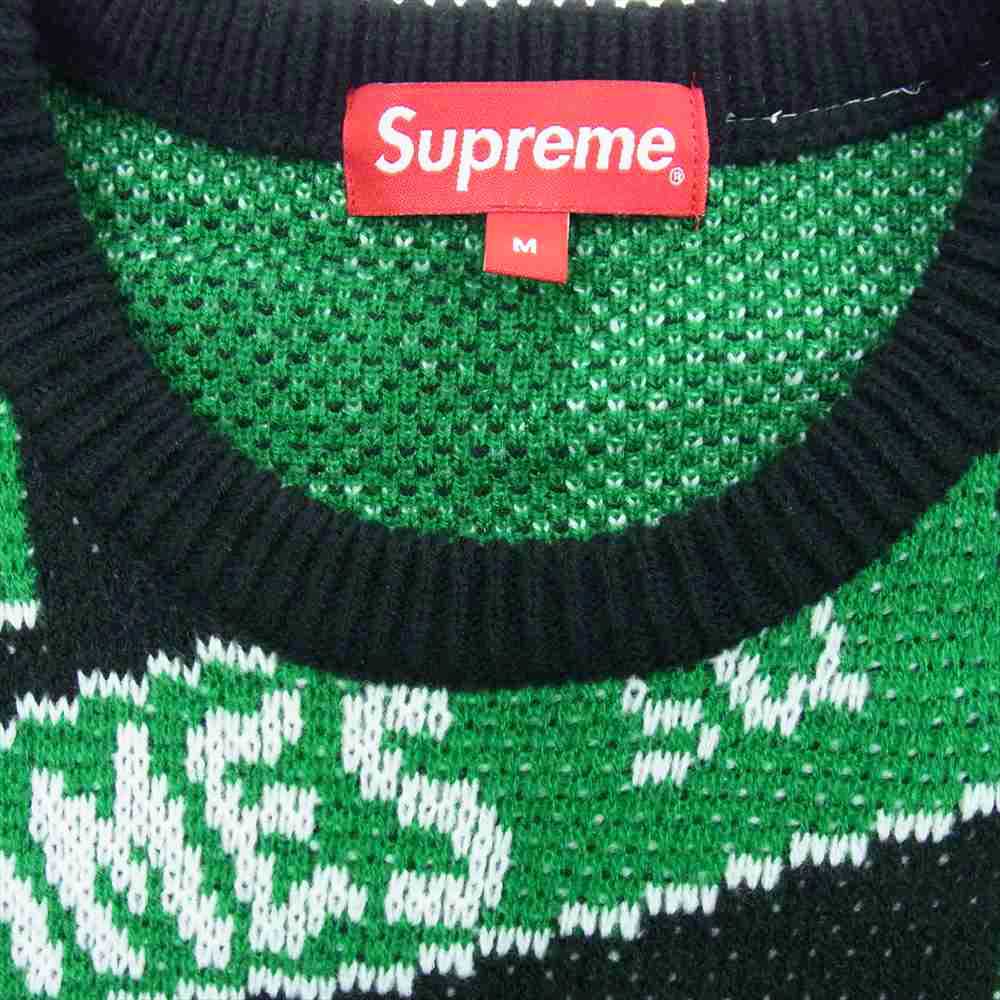 21SS Supreme Street Signs Sweater