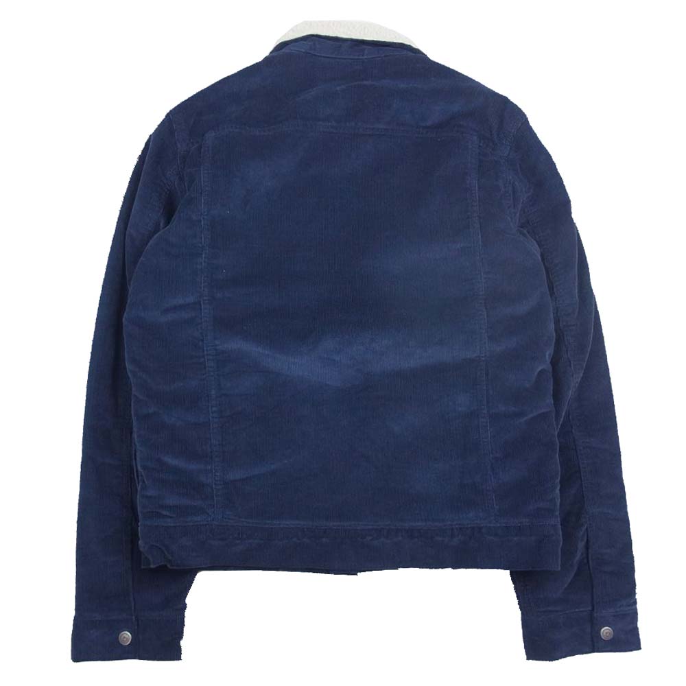 patagonia パタゴニア 26520 Pile Lined Trucker Jacket パイル ラインド トラッカー ボア ジャケット ネイビー系 S【中古】