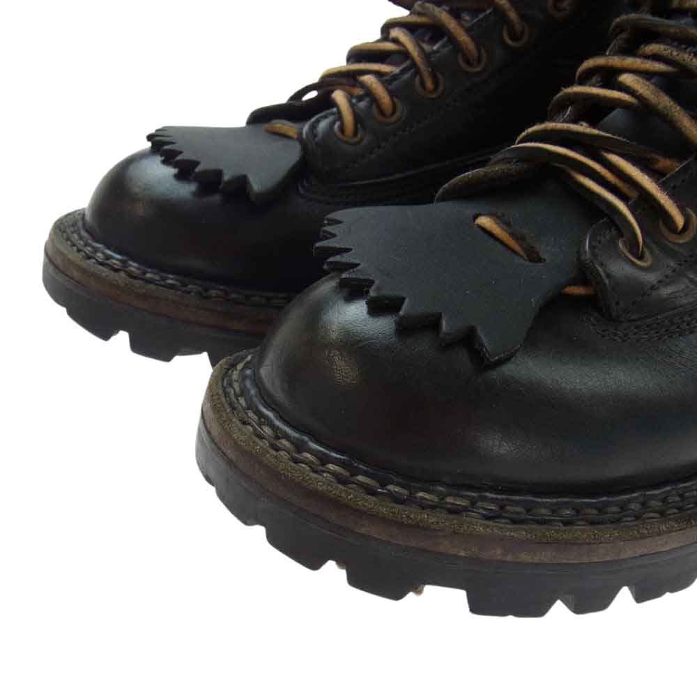 ホワイツブーツ SMOKE JUMPER スモークジャンパー レザー ブーツ  ブラック系 26cm【中古】