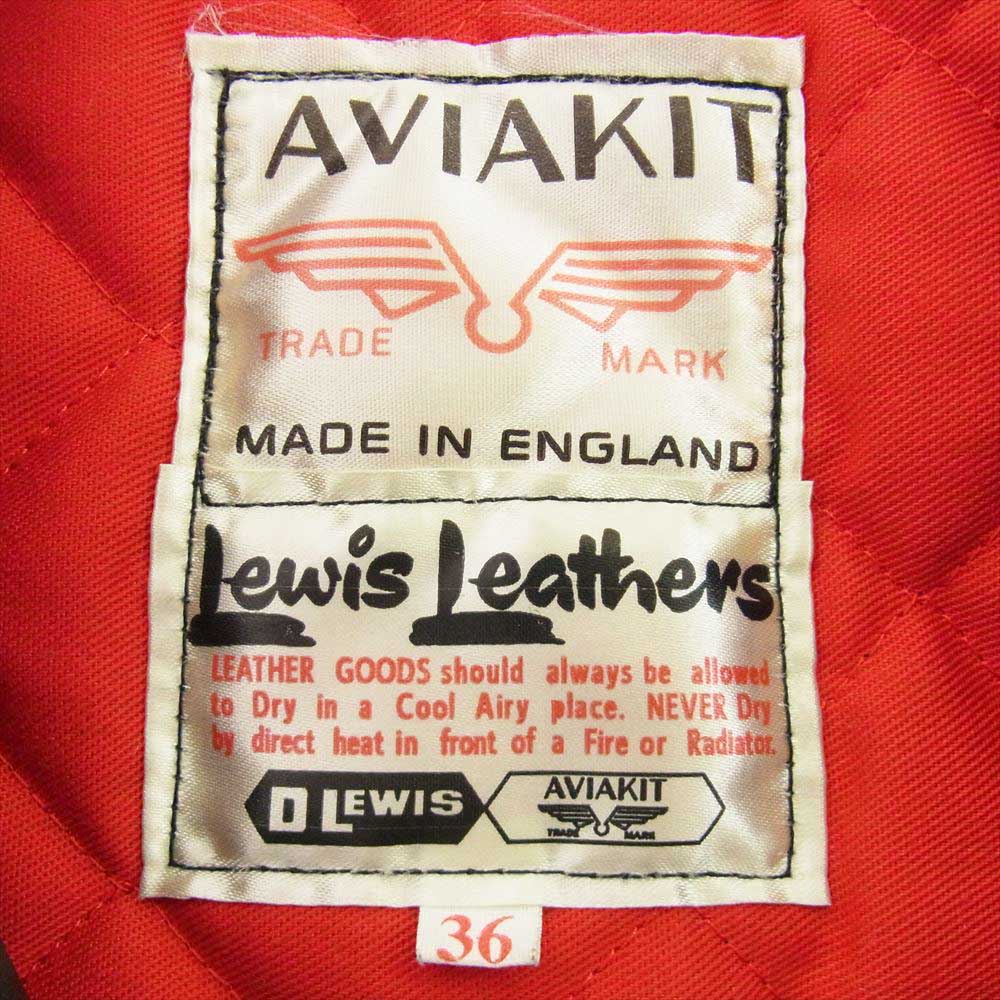 Lewis Leathers ルイスレザー 402T ライトニング タイトフィット レザー ダブル ライダース  ブラック系 36【美品】【中古】