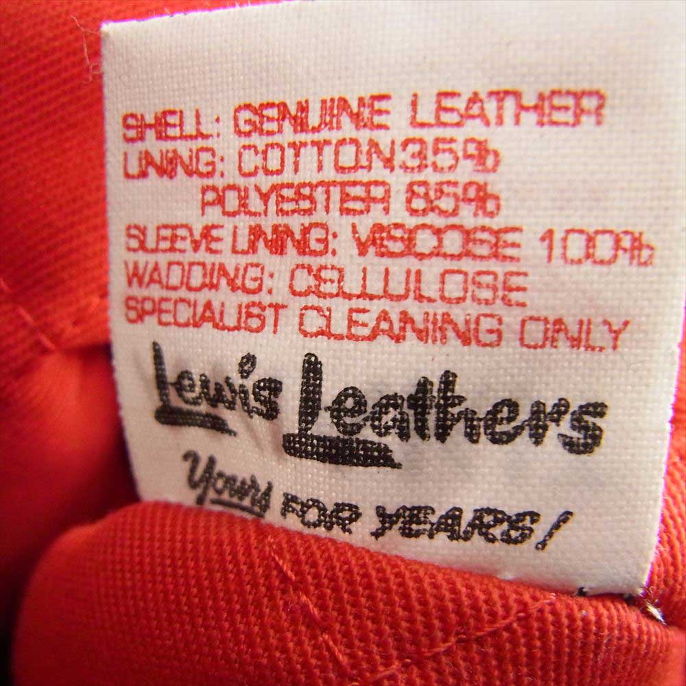 Lewis Leathers ルイスレザー 402T ライトニング タイトフィット レザー ダブル ライダース  ブラック系 36【美品】【中古】