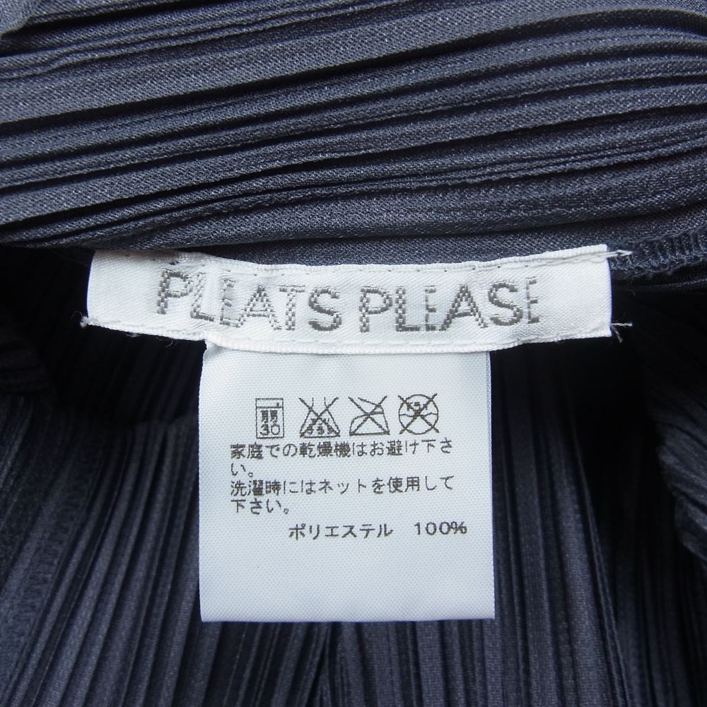PLEATS PLEASE プリーツプリーズ イッセイミヤケ PP53-JT127 プリーツ加工 ノースリーブ ワイド ワンピース グレー系 3【中古】