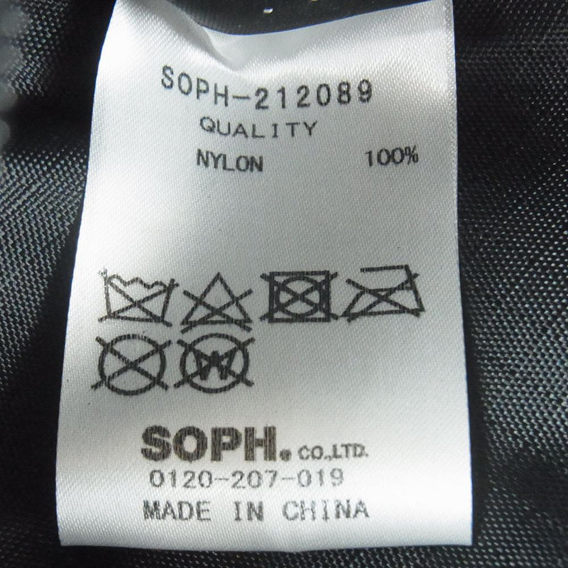 SOPHNET. ソフネット SOPH-212089 UTILITY SHOLDER BAG リフレクター ショルダー バッグ 中国製 ブラック系【中古】