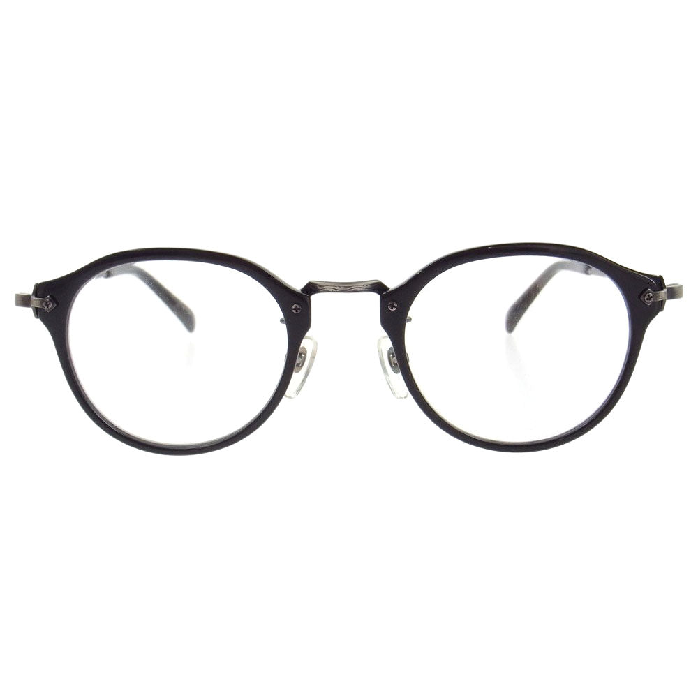 金子眼鏡 × URBAN RESEARCH URA-2 アーバンリサーチ 眼鏡 アイウェア ブラック系【中古】