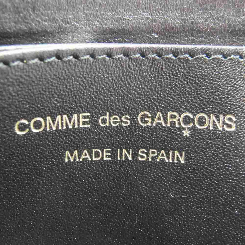 COMME des GARCONS コムデギャルソン SA3100HL Huge Logo Wallet ロゴ Lファスナー ミニウォレット コンパクト財布  ブラック系【美品】【中古】