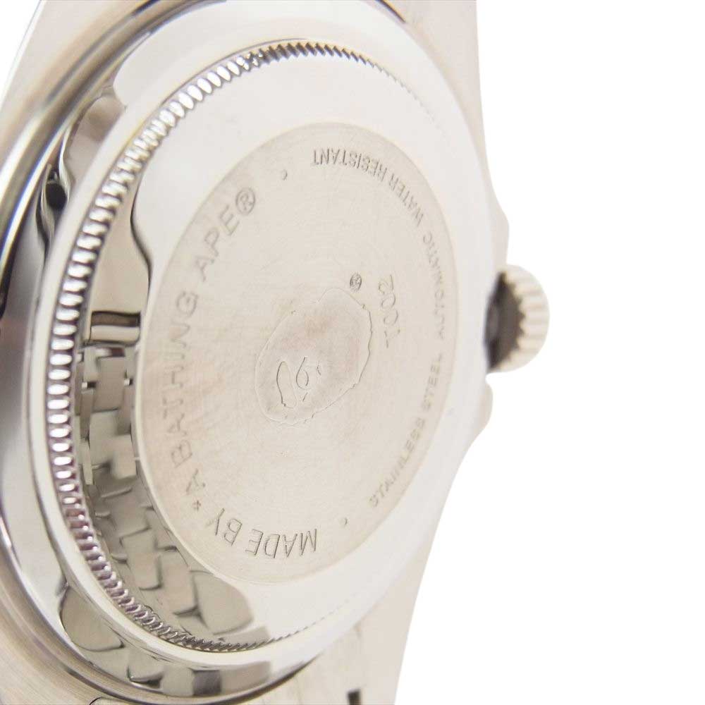 A BATHING APE アベイシングエイプ 21SS T002  VINTAGE TYPE 2 BAPEX ベイペックス 時計 ウオッチ シルバー系 パープル系 ブルー系【中古】