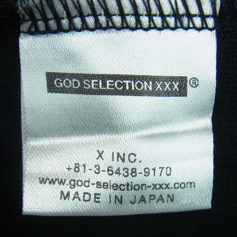 GOD SELECTION XXX ゴッドセレクション GX-S19-ST-2B ガール フォト プリント 半袖 Tシャツ ブラック系 S【新古品】【未使用】【中古】