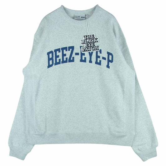 ブラック アイ パッチ BEPFW21EI11 ARKnets別注 アークネッツ クルーネック ロゴ スウェット グレー系 M【新古品】【未使用】【中古】