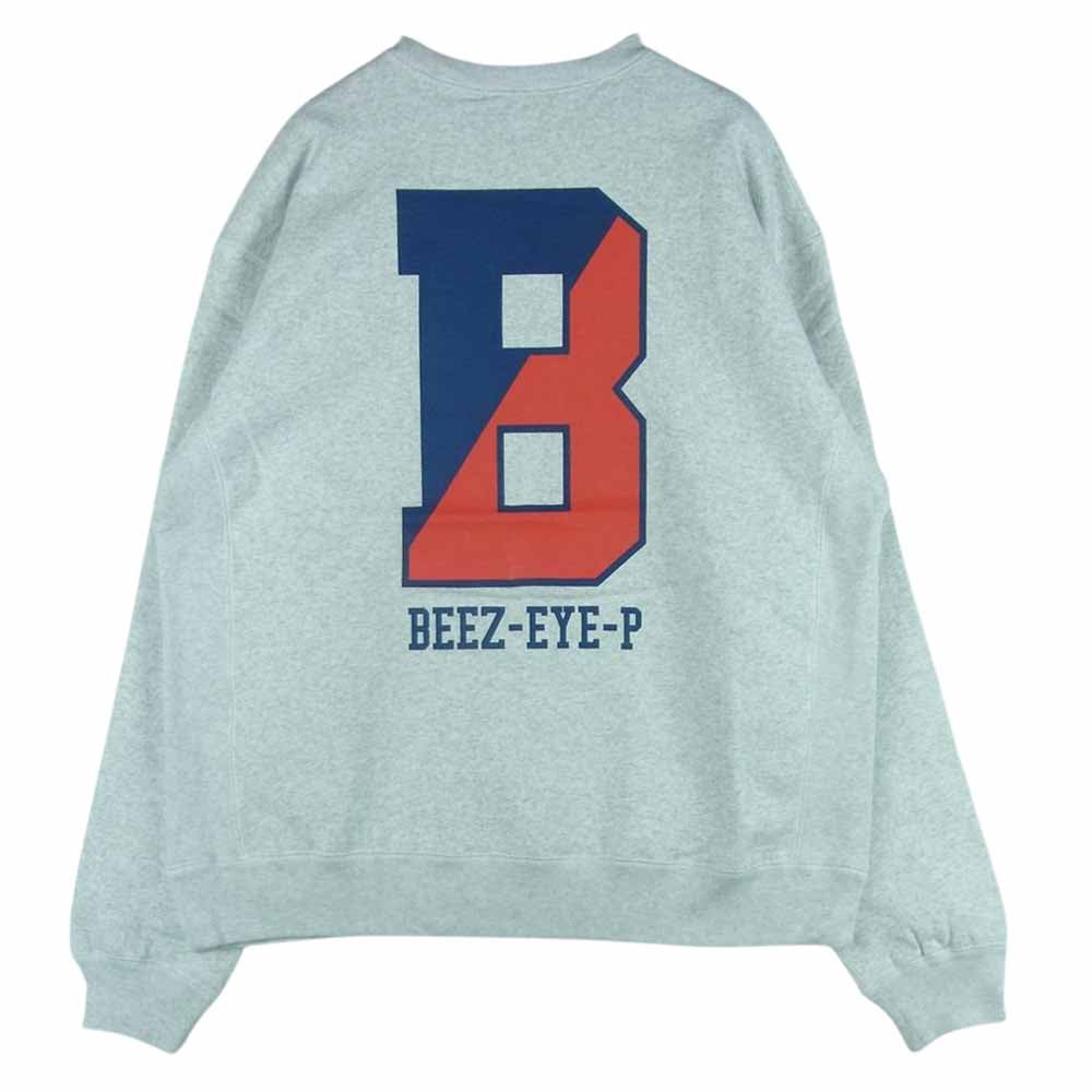 ブラック アイ パッチ BEPFW21EI11 ARKnets別注 アークネッツ クルーネック ロゴ スウェット グレー系 M【新古品】【未使用】【中古】
