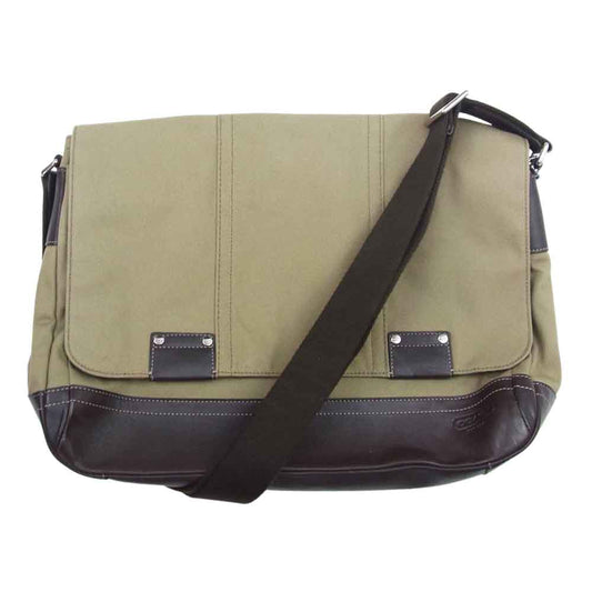 COACH コーチ F70427  ショルダー バッグ  カーキ系【中古】