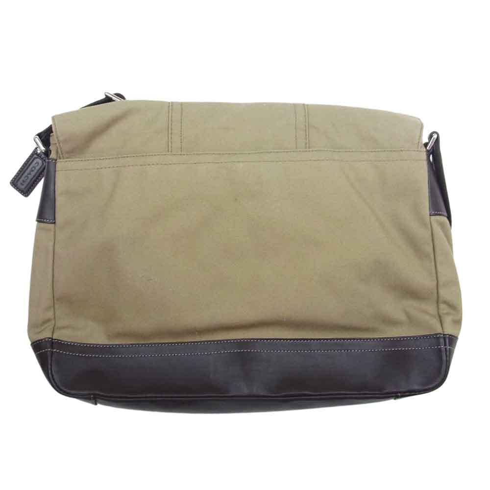 COACH コーチ F70427  ショルダー バッグ  カーキ系【中古】