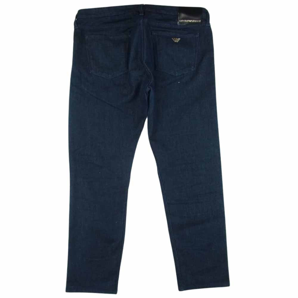 Emporio Armani エンポリオ・アルマーニ 3G1J00 1D2YZ J00 Gold Series ゴールド シリーズ ペイント デニム パンツ イタリア製 インディゴブルー系 34【美品】【中古】