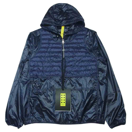 MONCLER モンクレール モンクレールジャパンタグ Genius PLETHODON ジーニアス プレソドン フーディ ダウン切替 ナイロン ジャケット ネイビー系 4【新古品】【未使用】【中古】