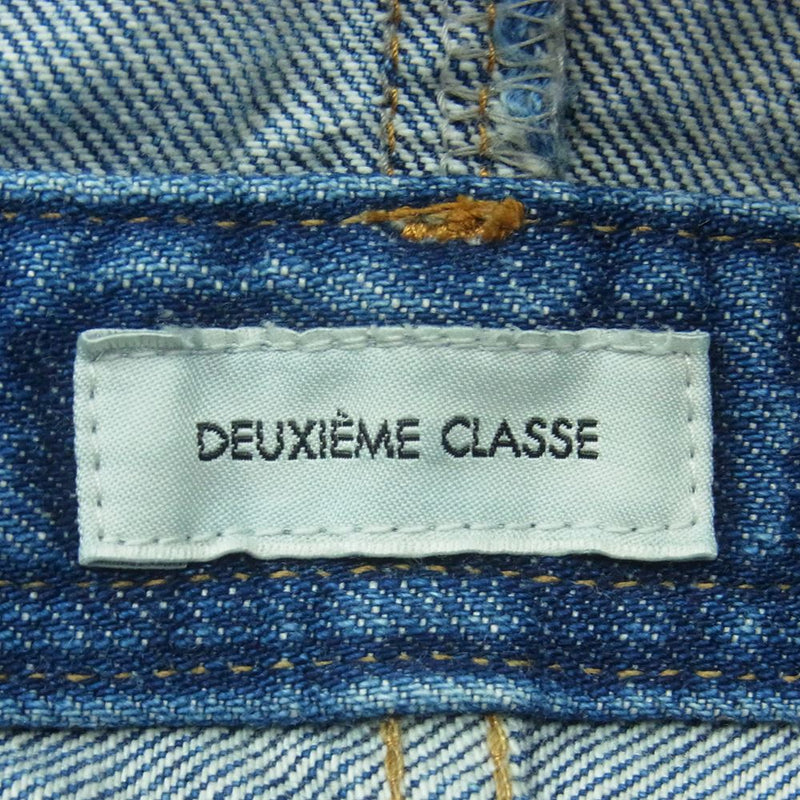 Deuxieme Classe ドゥーズィエムクラス デニム サロペット オーバーオール 日本製 インディゴブルー系 34【中古】