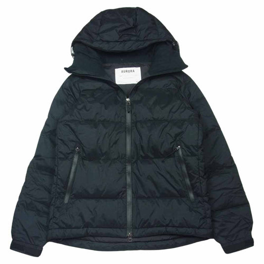 NANGA ナンガ DR87-17N001 URBAN RESEARCH DOORS アーバンリサーチ ドアーズ AURORA オーロラ フーディ ダウン ジャケット ブラック系 38【中古】