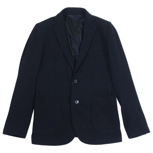 1piu1uguale3 ウノピュウノウグァーレトレ MRB535 POE272 HEAT CLOTH JACKET ヒートクロス 2B テーラードジャケット ブラック系 V【美品】【中古】