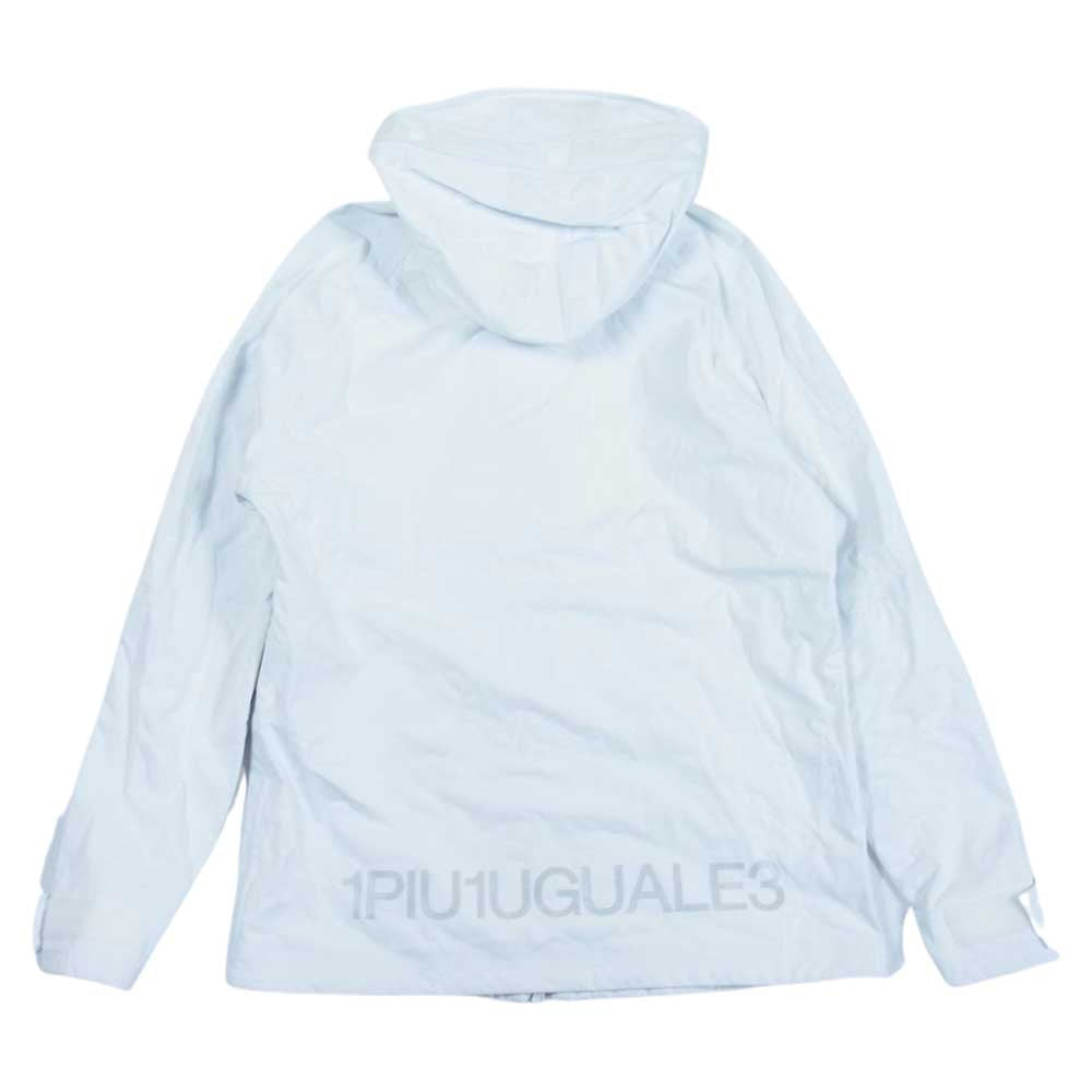 1piu1uguale3 ウノピュウノウグァーレトレ MRB512 NYU041 ECWCS HIGH TEC POLYESTER バイカラー ハイテック エクワックス ミリタリー パーカー ホワイト系 VI【美品】【中古】