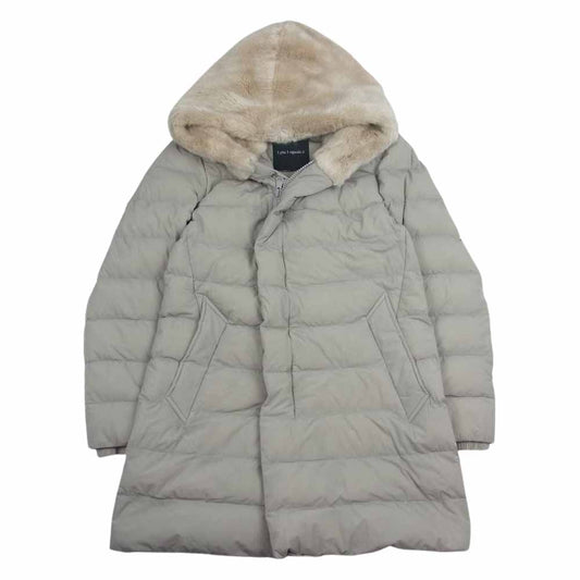 1piu1uguale3 ウノピュウノウグァーレトレ MRC123 NYU042 4WAY WRAP DOWN ラップ ダウンコート ベージュ系 3【美品】【中古】