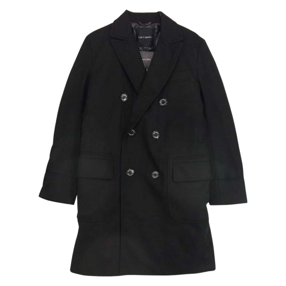 DUVETICA デュベティカ × 1PIU1UGUALE3 ウノピュウノウグァーレトレ MRC040 WOL050 STORM SYSTEM CHESTER COAT チェスター ダウン コート ブラック系 IV【中古】