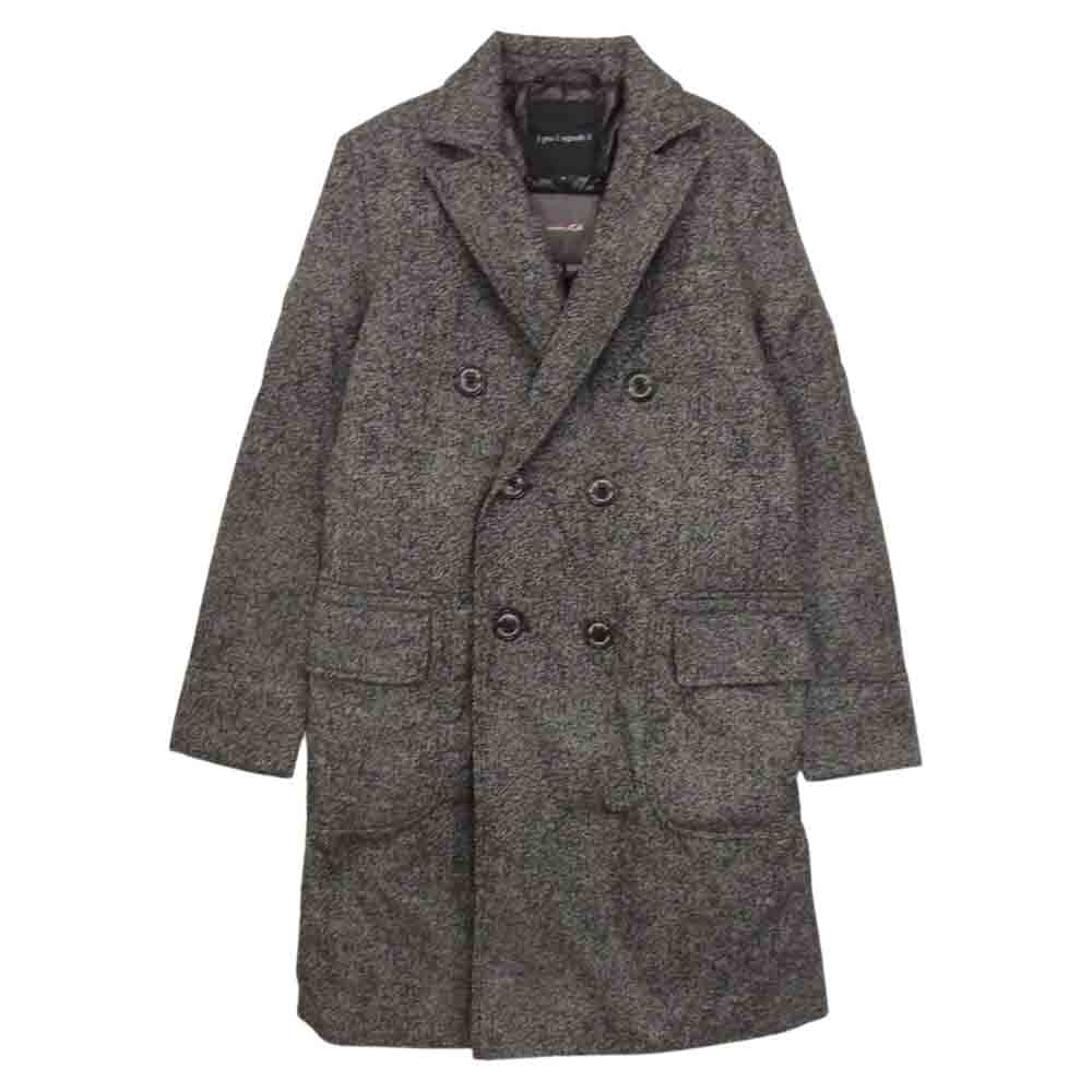 DUVETICA デュベティカ × 1PIU1UGUALE3 ウノピュウノウグァーレトレ MRC040 POE037 CHESTER COAT LIMONTA JAQUARD NYLON リモンタ ダウン チェスターコート グレー系 IV【美品】【中古】