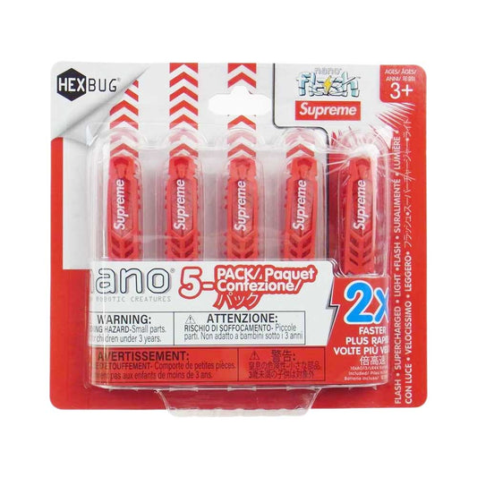 Supreme シュプリーム 21AW HEXBUG NANO FLASH 5PACK ヘックスバグ ナノフラッシュ レッド系【新古品】【未使用】【中古】