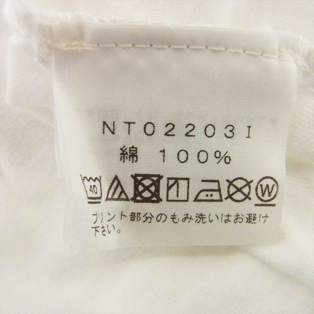 Supreme シュプリーム THE NORTH FACE 22SS NT02203I TNF Sketch S/S Top スケッチ プリント 半袖 Tシャツ ホワイト系 L【新古品】【未使用】【中古】
