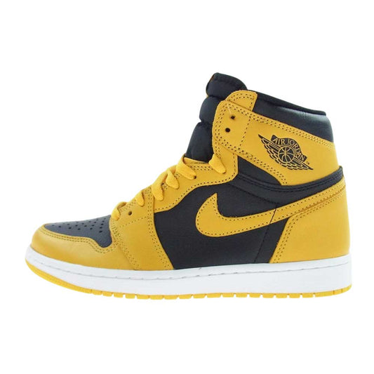 NIKE ナイキ 555088 701 AIR JORDAN 1 AJ1 RETRO HIGH OG POLLEN エアジョーダン レトロ ハイカット スニーカー ポレン イエロー系 26.5cm【新古品】【未使用】【中古】