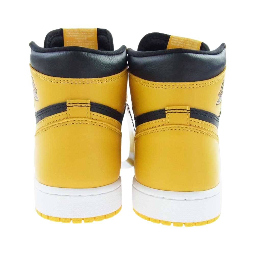 NIKE ナイキ 555088 701 AIR JORDAN 1 AJ1 RETRO HIGH OG POLLEN エアジョーダン レトロ ハイカット スニーカー ポレン イエロー系 26.5cm【新古品】【未使用】【中古】