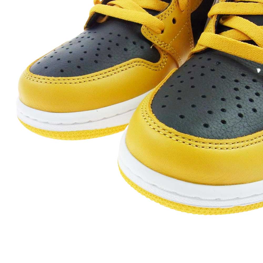NIKE ナイキ 555088 701 AIR JORDAN 1 AJ1 RETRO HIGH OG POLLEN エアジョーダン レトロ ハイカット スニーカー ポレン イエロー系 26.5cm【新古品】【未使用】【中古】