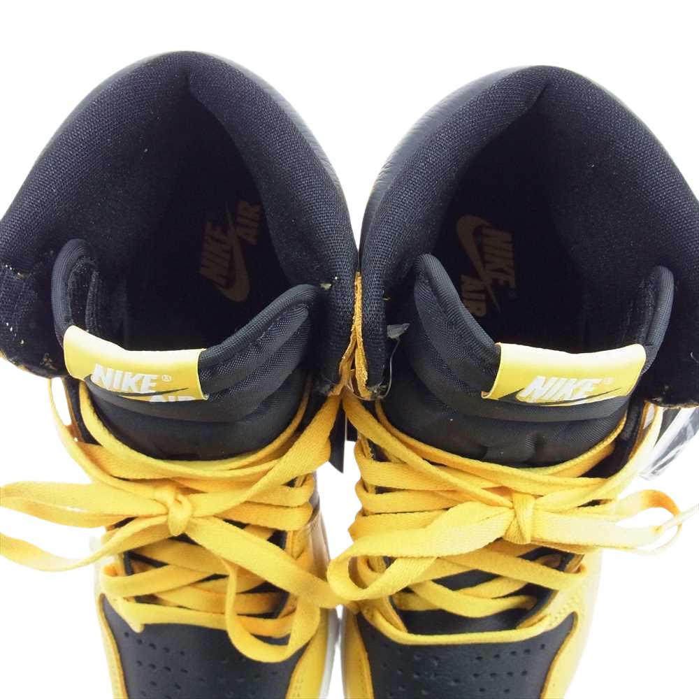 NIKE ナイキ 555088 701 AIR JORDAN 1 AJ1 RETRO HIGH OG POLLEN エアジョーダン レトロ ハイカット スニーカー ポレン イエロー系 26.5cm【新古品】【未使用】【中古】