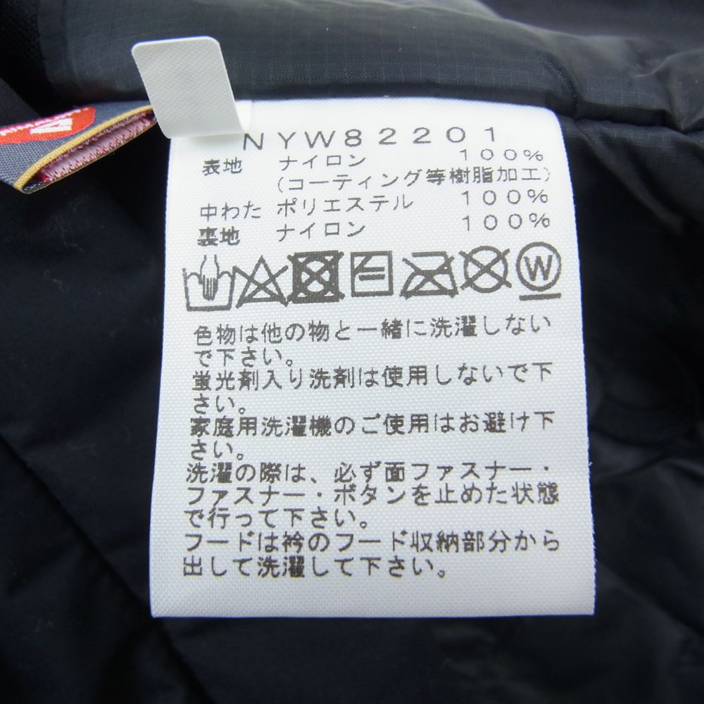 THE NORTH FACE ノースフェイス 22AW NYW82201 ZI S-Nook Jacket ジップインサニーヌック インサレーション 中綿 ジャケット ブラック系 S【新古品】【未使用】【中古】
