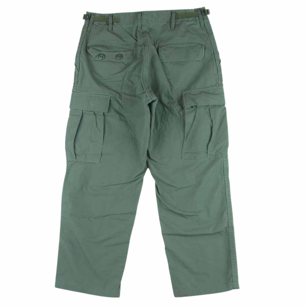 プロパー リップストップ カーゴ パンツ コットン グレイッシュカーキ系 S【中古】