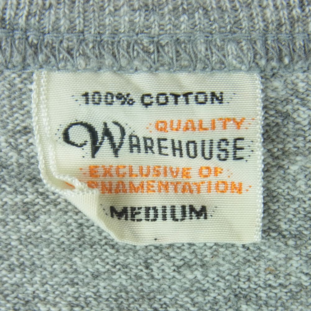 WAREHOUSE ウエアハウス ロング スリーブ 長袖 Tシャツ カットソー グレー系 M【中古】