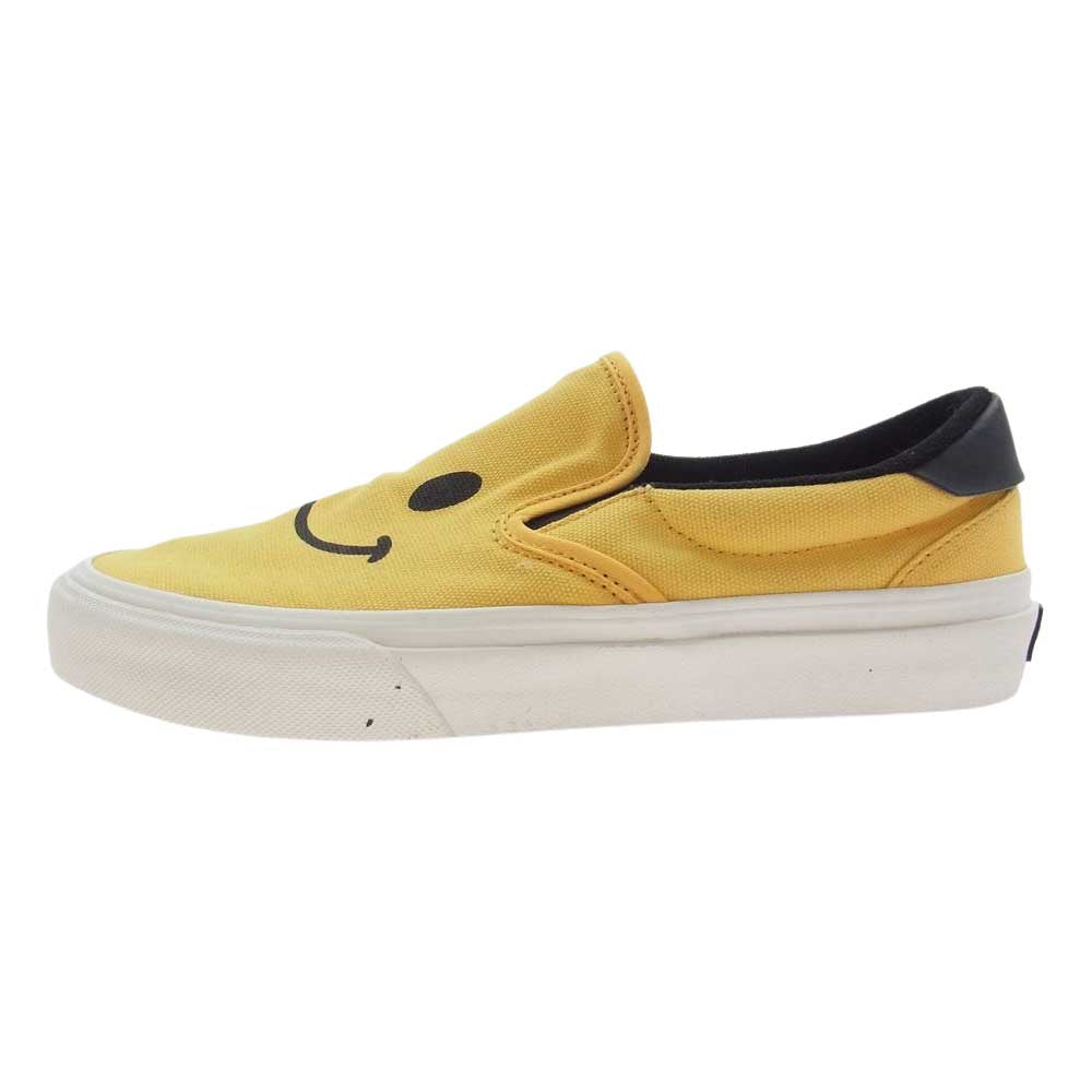 ストレイ VENTURA SMILE BUTTER CREAM スマイル スリッポン スニーカー イエロー系 25.5cm【中古】
