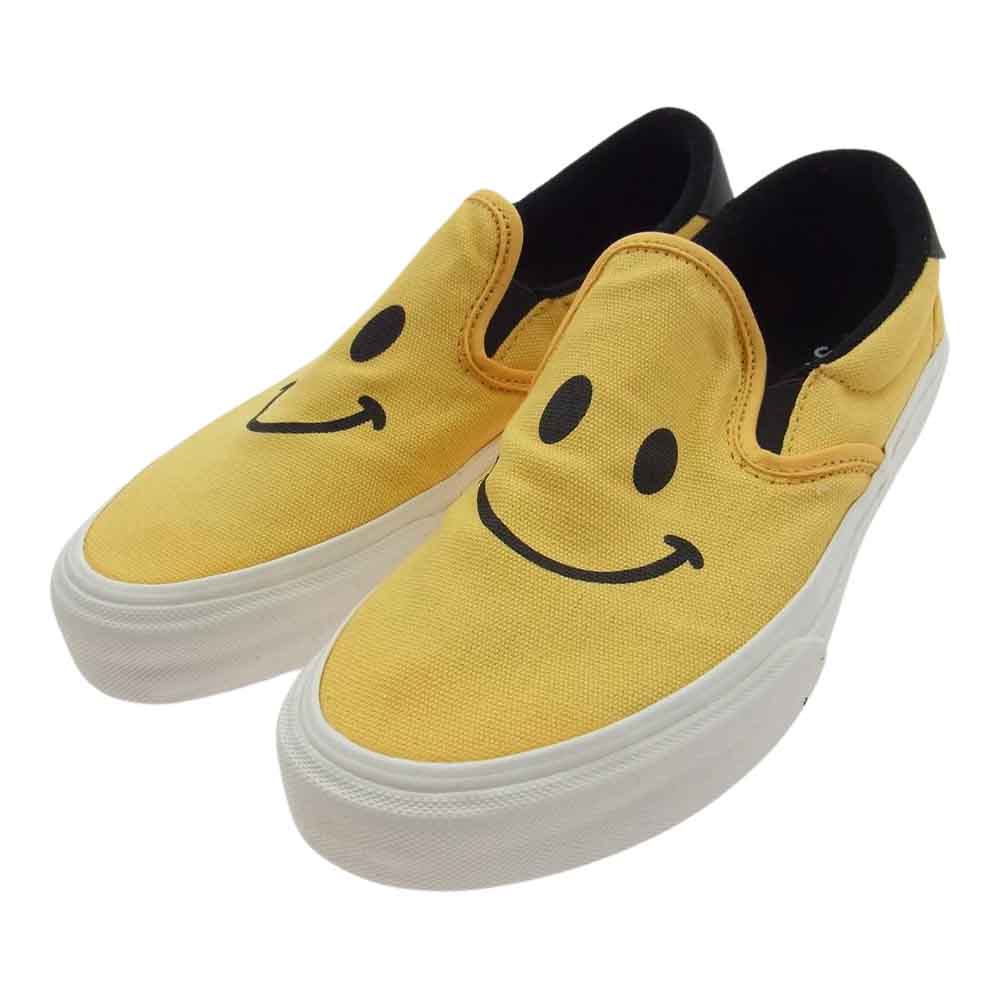 ストレイ VENTURA SMILE BUTTER CREAM スマイル スリッポン スニーカー イエロー系 25.5cm【中古】