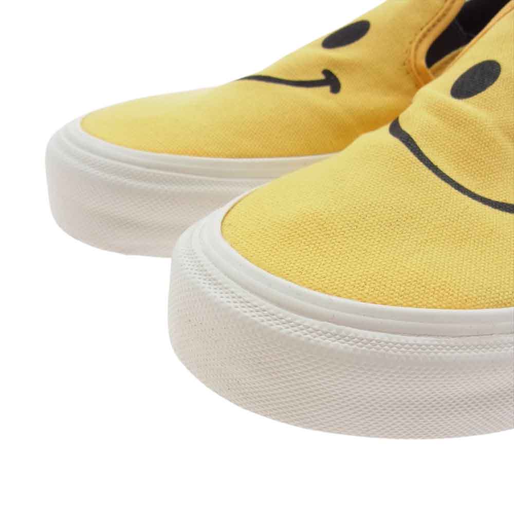 ストレイ VENTURA SMILE BUTTER CREAM スマイル スリッポン スニーカー イエロー系 25.5cm【中古】